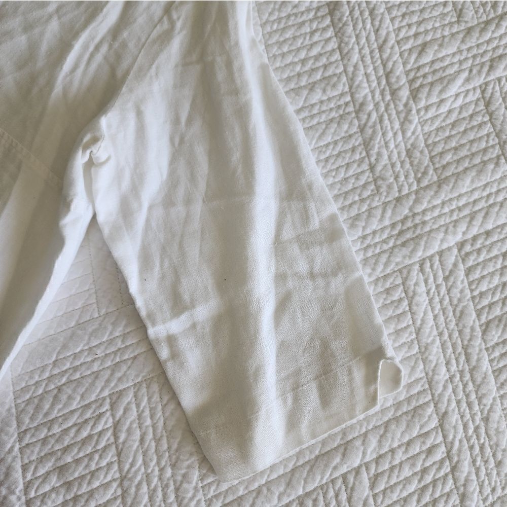 Coldwater creek linen boxi tunic blouse - Picture 10 of 15